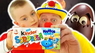 KINDER SORPRESA! Disimballaggio! Super molte uova!