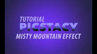 How to Create MISTY MOUNTAIN TEXT EFFECT - Photoshop Tutorials