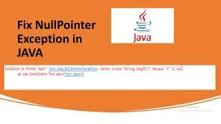 How to fix NullPointerException in java 