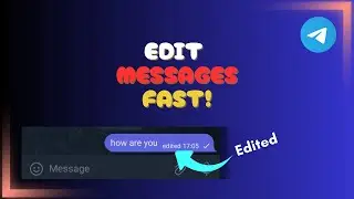 Fix Typos Fast! Edit Telegram Messages on Android Easily
