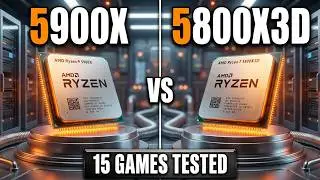 5900X vs 5800X3D 