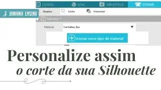 Como Configurar Corte PERSONALIZADO No Silhouette Studio