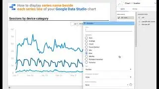 How to display series name beside each series line of your Google Data Studio chart - Config review