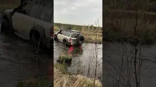 Переезд брода на Nissan Patrol Y61 #offroad #patrol