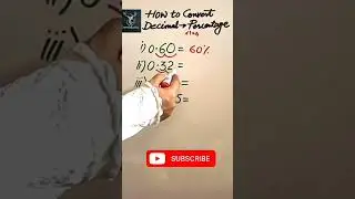 Decimal to Percentage | DeerMaths