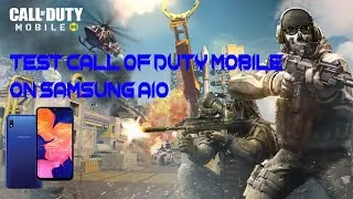 Test Call Of duty Mobile 30 fps On Samsung A10