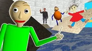 NEW BALDI'S BASICS OBSTACLE COURSE! Baldi's Basics Mod