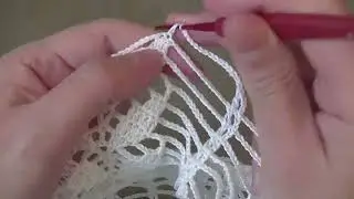 Салфетка "Снежная королева". Часть 3.