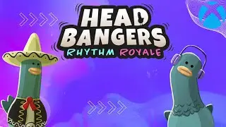 A PIGEON Rhythm Royale Game Exists?! - Headbangers Rhythm Royale Gameplay