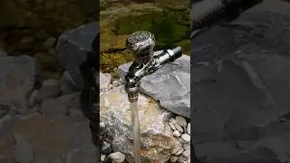 schwebender Wasserhahn #schwebend #magisch #garten #diy