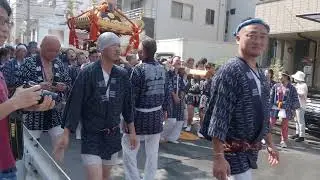 深川神明宮　例大祭　勇壮な水掛け祭　町内神輿渡御　2024/08/18  e2