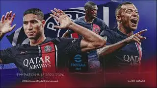 PES 2017 | GRAPHIC MENU PSG 2024