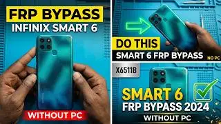 Infinix smart 6 4g  Frp bypass without PC// infinix x6511b, open  settings, app disable not working