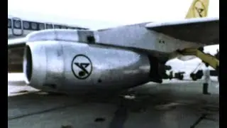 Condor Boeing 707-430 - "Boarding, Take-off, Cruise & Landing" - 1974