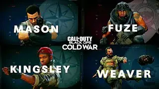 All 31 Cold War Operator Intros - Black Ops Cold War Operator Intro