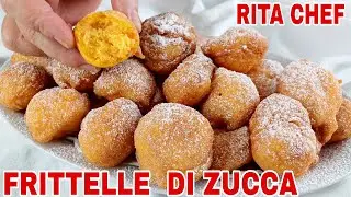 SWEET PUMPKIN FRITTERS🎃RITA CHEF | Soft and fluffy.