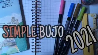 Simple Bullet Journal (BUJO) 2021