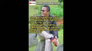 Dennis Aritonang, S.H, Tuhan Hu Do Pature Dalan Hi (Cover Lagu Buku Ende HKBP No.772)