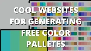 3 Cool Websites for Generating Colours