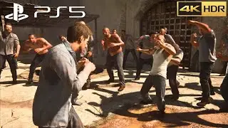 Uncharted 4: Brutal Prison Fight Scene (PS5) 4K ULTRA HD