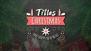 Template Christmas Titles After Effects