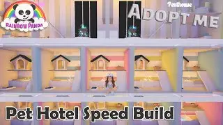 Adopt Me Speed Build - 🐾Pet Hotel 🛌| Pet Room 🐶