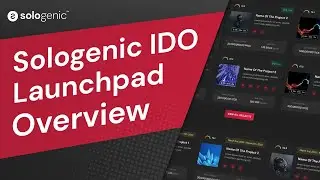 Sologenic IDO Launchpad - Issue Tokens & Raise Funds Directly On-Chain