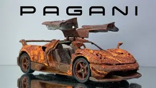 Restoration Abandoned Pagani Zonda Model — Full Transformation