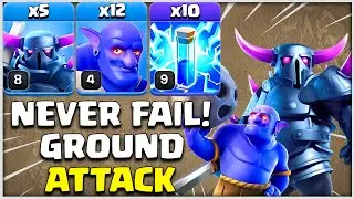 Never Fail! Th12 Zap Pekka with Bowler Attack 2024 in CoC