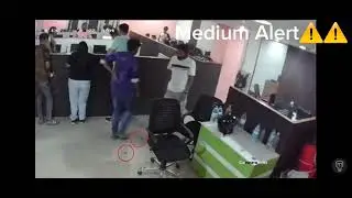 Scam Call Center Raid but with music and alert bar