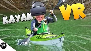 MAIN KAYAK SAMPE MABOK LAUT DAN KETEMU MEGALODON WKWK!! Kayak VR Mirage [INDO] ~Adik2 bisa Berenang?