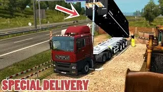 ETS2 SPECIAL DELIVERY: MAN TGA + Tipper Trailer mod (Euro Truck Simulator 2)