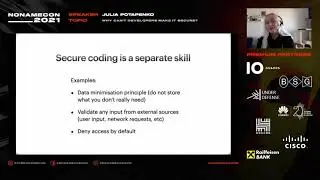 Why can't developers make it secure? - Julia Potapenko