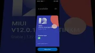 Redmi 9 India New Update 12.0.16.0😍