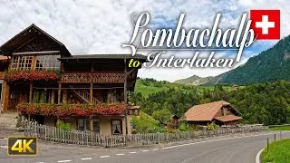 Driving from Lombachalp to Interlaken-Unterseen in the Bernese Oberland, Switzerland 🇨🇭