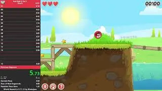 [8s 933ms] Red Ball 4 Vol.1 - Level 01 Speedrun