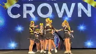 Hollywood Crown OC Allstar Cheer Team Yellow partial routine 1-30-2023