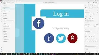 Create twitter log in in 5 min , using adobe xd 