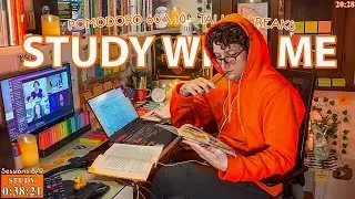 STUDY WITH ME LIVE POMODORO | 11 HOURS STUDY CHALLENGE ✨ Harvard Student, Relaxing Rain Sounds