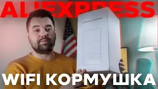 WIFI Кормушка для кошек с Aliexpress. Автоматическая кормушка для животных. Отзыв и обзор.