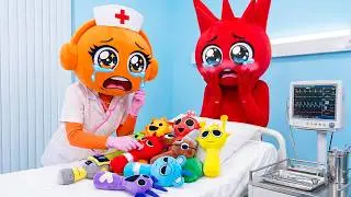 Sprunki is TRAPPED! Intense Hospital Rescue Mission ft. Raddy & Oren 🏥