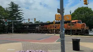 BNSF Foreign Power, Downtown Johnson City
