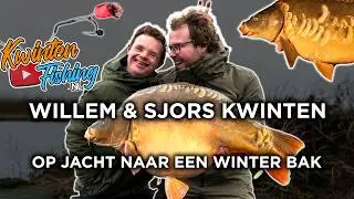 MONSTER carp in the snow?! Carp fishing in MAURIK - Willem and Sjors Kwinten!