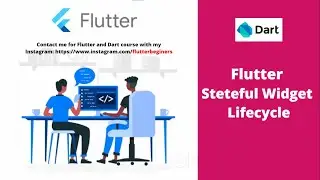 Flutter Stateful widget lifecycle Hindi.