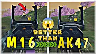 I shocked 😱 M16 Better than Ak47 🔫 100m Damage Test proof 🔥 IQ00 Z3 Codm br 🔥