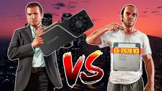 Old Xeon with new graphics card in old game GTA V. Compare   RTX 3070Ti vs GTX 1080