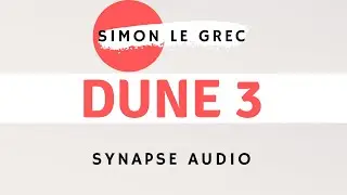 Synapse Audio | Dune 3 | Factory Texture Presets
