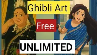 100% free 🤩 Ghibli Photo Kaise Banaye ? How To Create Ghibli Image | Viral Cartoon Photo Editing