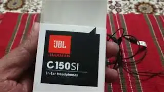 JBL C150SI In-ear headphones Unboxing