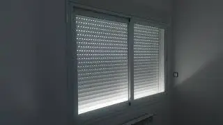 Fenêtre coulissante avec volet roulant électrique produit espagnol alumafel